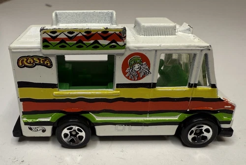 VINTAGE HOT WHEELS 1983 RASTA TACO LUNCH FOOD TRUCK ROACH COACH B5 Diecast