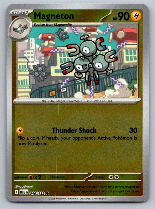 Magneton ME01: Mega Evolution 046/132 NM Reverse Holo