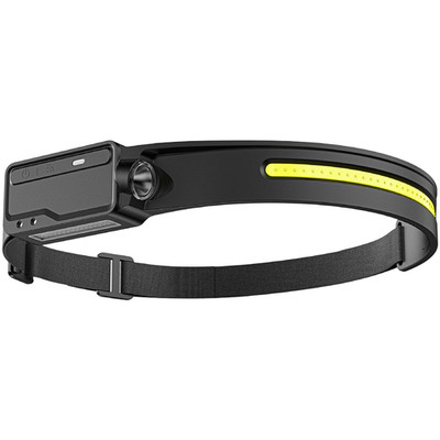 LED Stirnlampe Bewegungserkennung Camping P8 Seitenlicht sieben Beleuchtungsmodi
