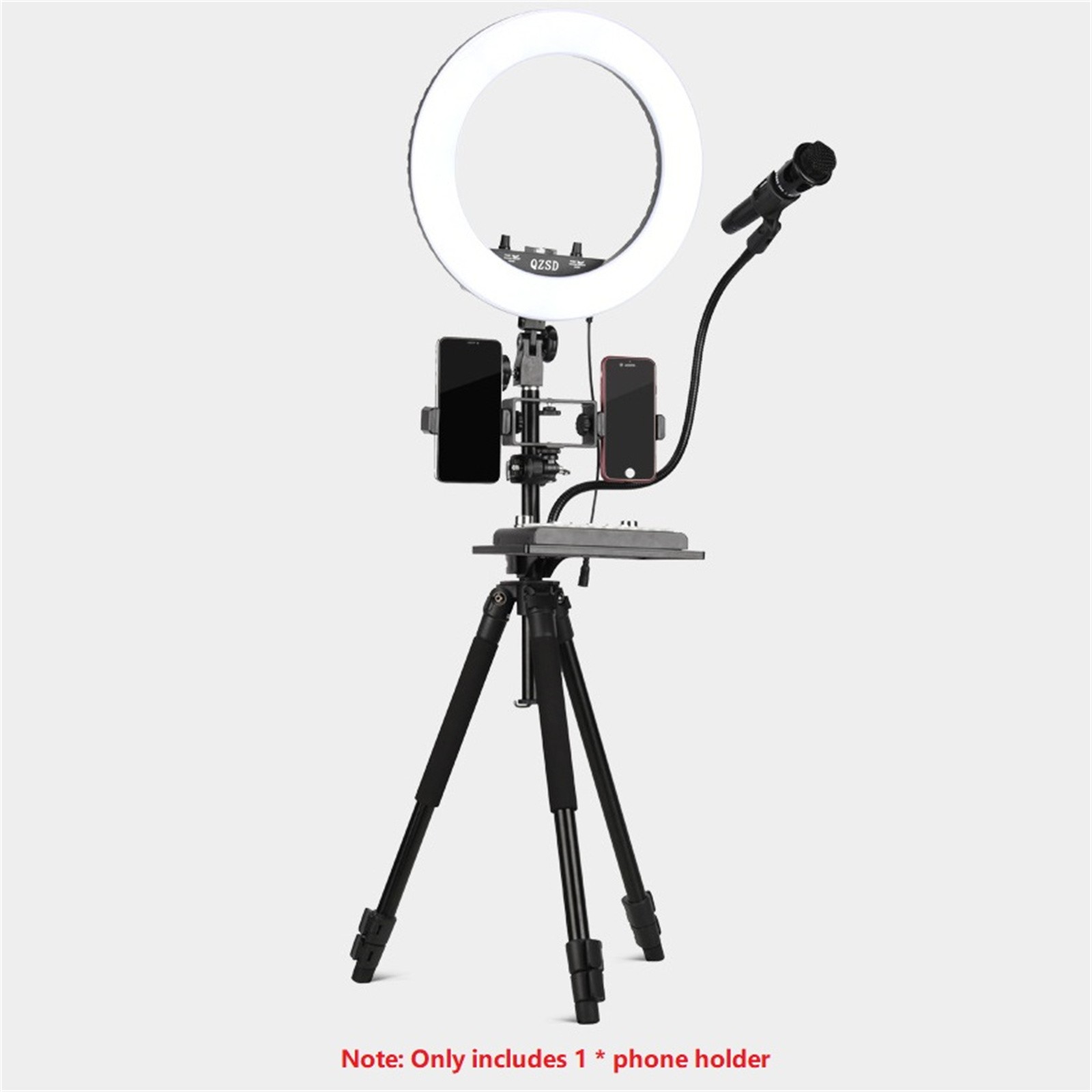 1 PC Dual Position Mobile phone Clip Desktop Multi-function Phone Holder