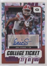 2021 Panini Contenders Draft Picks College Ticket 5/23 Eric Stokes Auto 0qo1