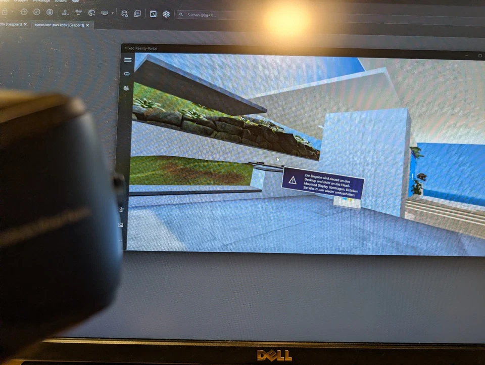 Lenovo Explorer mixed realty VR headset, including 2 x controllers - Image 4 of 4