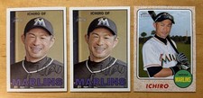 Ichiro Suzuki Lot Of 3 Topps Heritage Seattle Mariners Mint