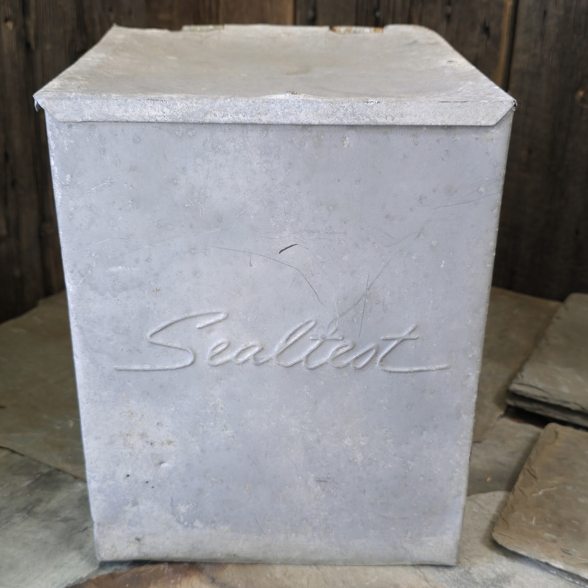 Old Sealtest Dairy Farm Logo Advertising Milkman Porch Milk Bottle