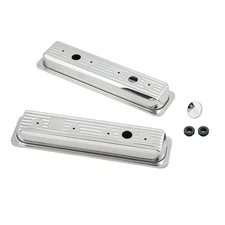Mr Gasket 9415 Chrome Valve Covers, 1987-97 SBC 305-350