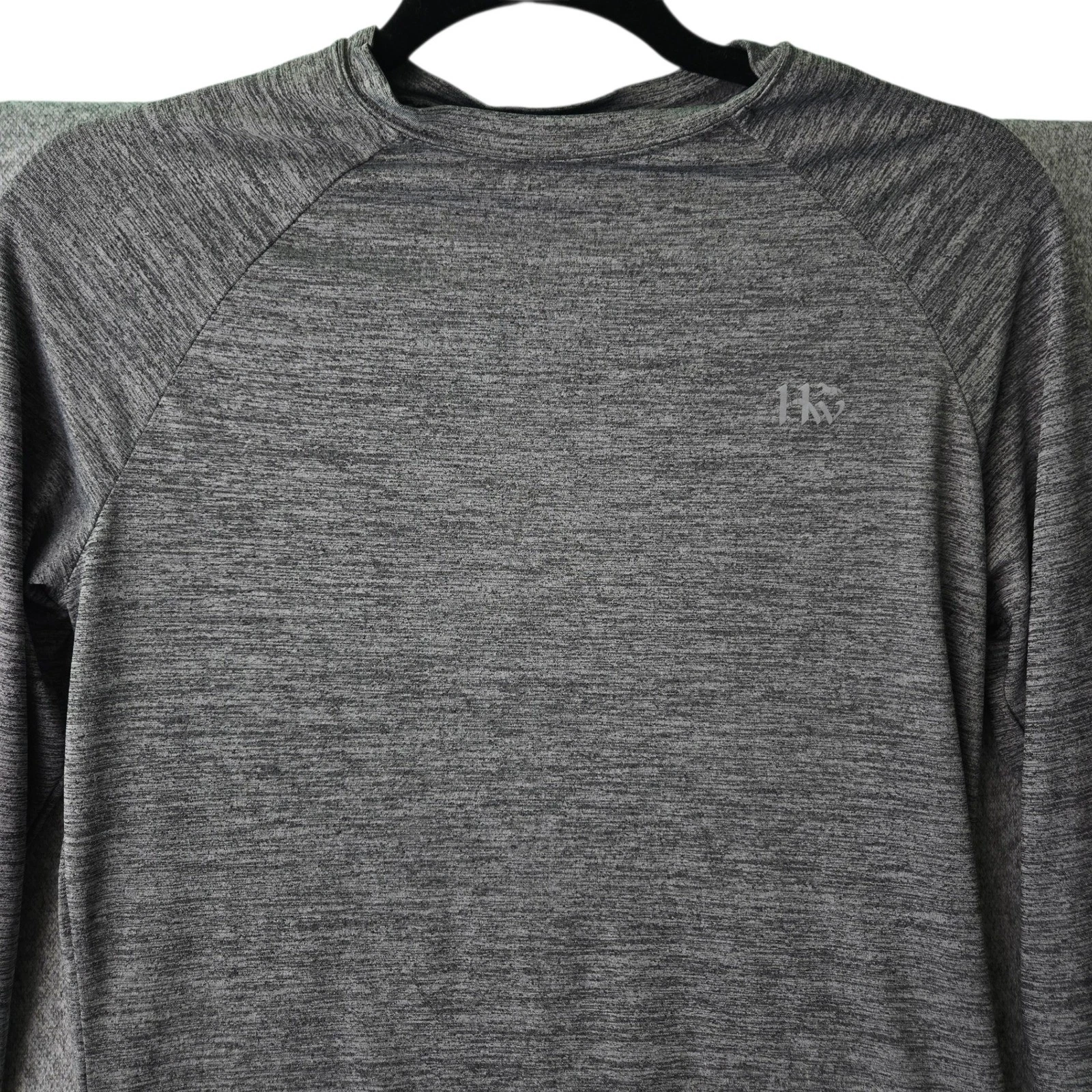 Horseware Ireland Womens XL Gray Space Dye Long Sleeve Crew Base Layer Top