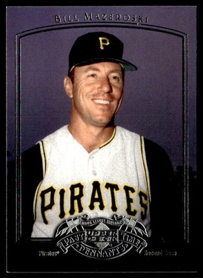 2005 UD Past Time Pennants Bill Mazeroski Pittsburgh Pirates #4