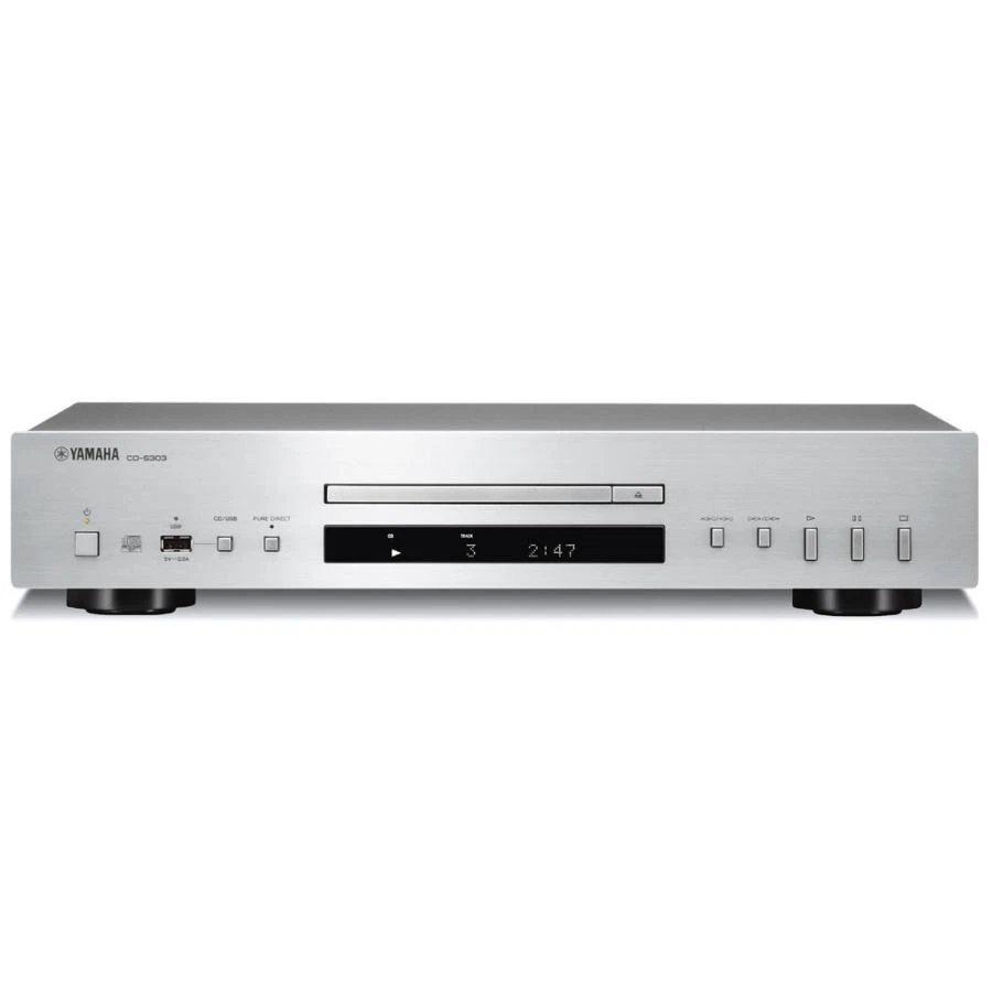 YAMAHA CD-S303 Single-disc CD Player Silver 435W×87H×260Dmm AC100V - Image 2 of 4