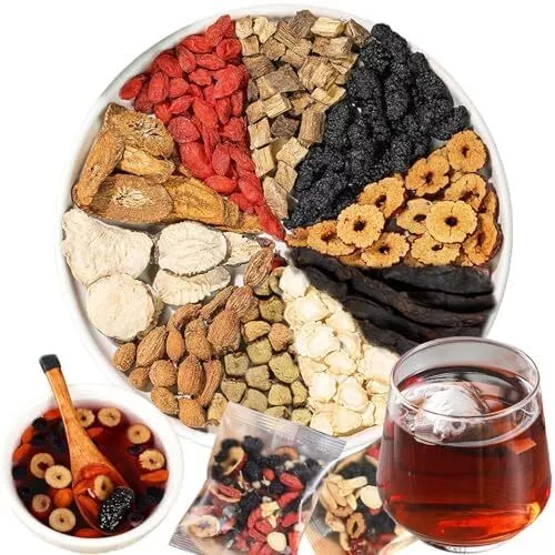 Natürlicher Nierenschatz Tee Ginseng rote Datteln Wolfsbeere Maulbeere Tee 30 Beutel - Bild 6 von 15
