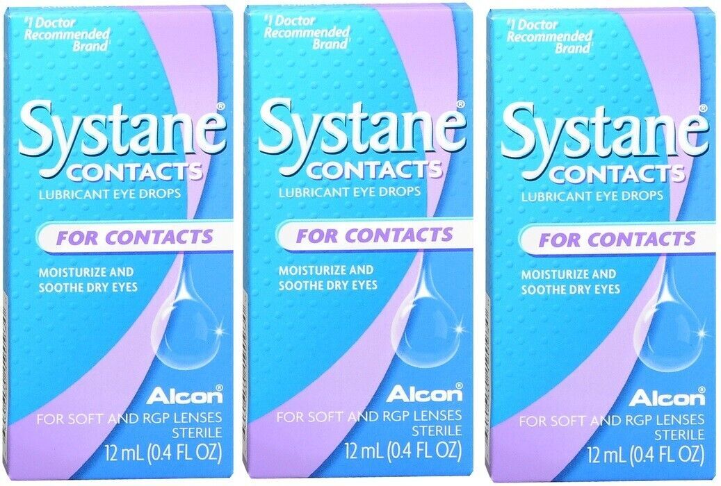 Systane Contacts Drop 12ml (3 Pack)