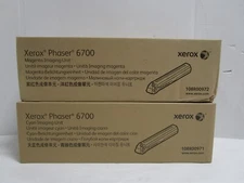 GENUINE XEROX Phaser 6700 IMAGING UNIT CYAN & MAGENTA 108R00971,972 NEW SEALED