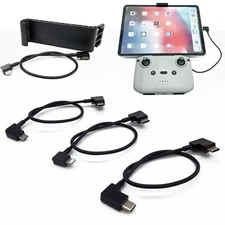 For DJI Mavic Air 2 Drone Remote Controller Extension Bracket Holder Data Cable