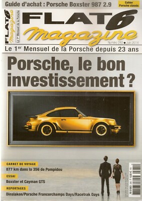 FLAT 6 280 PORSCHE 981 BOXSTER GTS 981 CAYMAN GTS 987 BOXSTER 2.9 356 POMPIDOU
