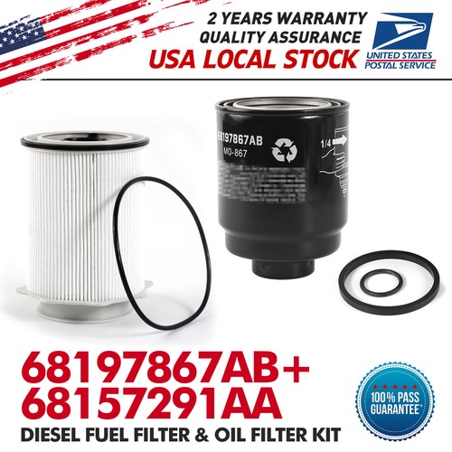 Fuel Filter Kit For 2013-2017 Dodge Ram 6.7L Cummins 2500-5500 – Labwork LP337728KS