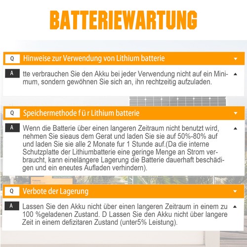 12V 280Ah Lithium Batterie LiFePO4 Akku BMS 6000+ Zyklen Wohnmobil Solaranlage - Bild 15 von 15