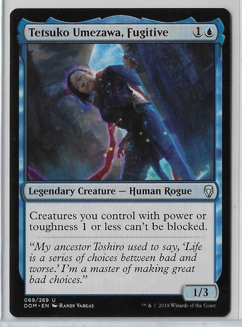 MTG Tetsuko Umezawa, Fugitive Dominaria (DOM) Uncommon Magic #069