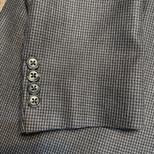 Joseph Abboud Wool Sports Coat Jacket 1450/1 Size 44L Blazer Houndstooth - Picture 12 of 12