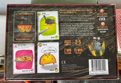 Exploding Kittens Card Game, New - Picture 2 of 2