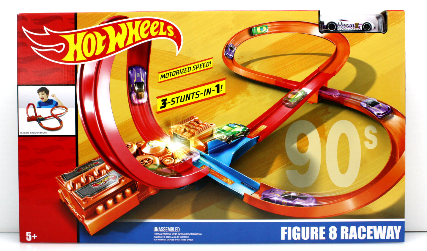 hot wheels figure 8 raceway batteries