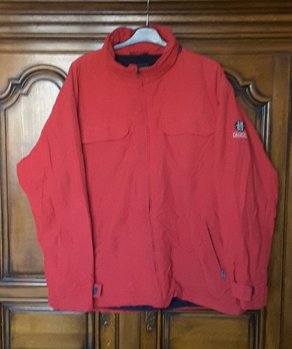 Anorak parka rouge – Homme