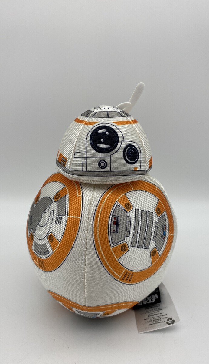 Disney Star Wars BB Droid Robot Orange and White Stuffed Plush Toy