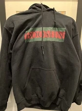 Sneaker Don Benjamin Kickz Boomin Box Logo Bogo Hoodie Size M Medium Red Green