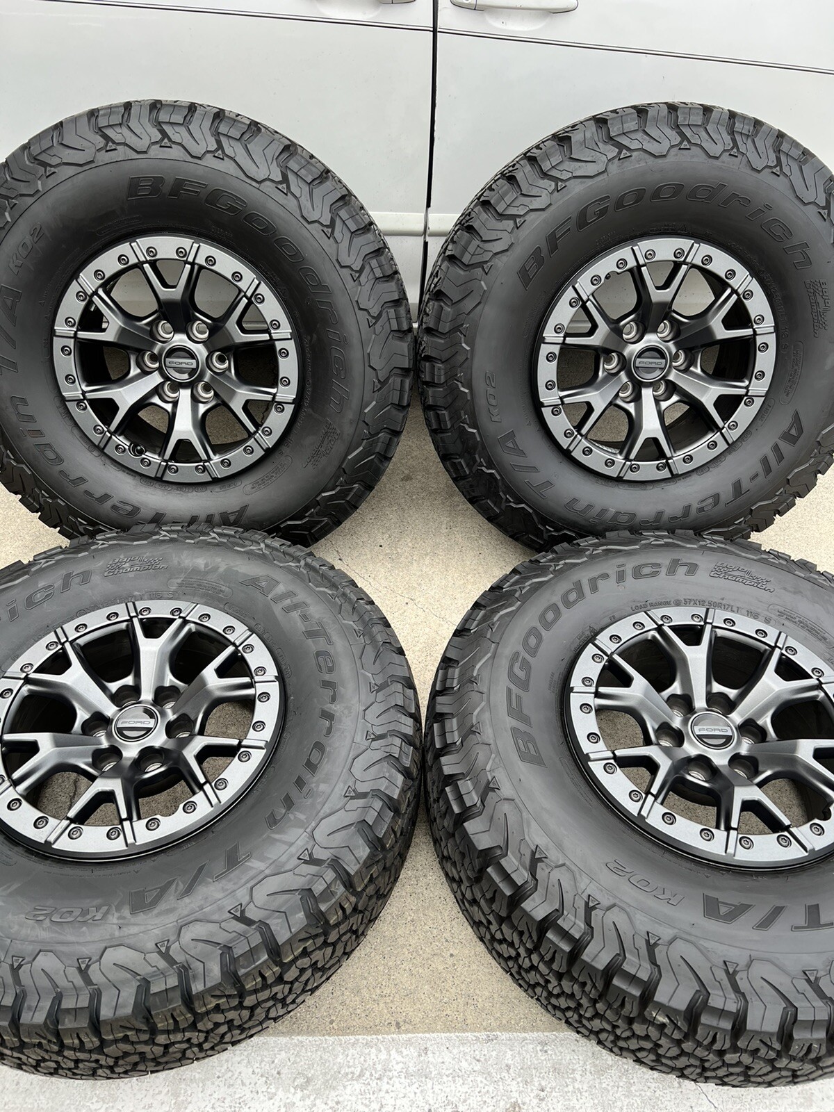 2022 Ford Raptor F-150 F150 Beadlock Wheels Rims Tires BFG KO2 Package ...