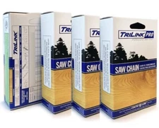 4-PACK of Tri-Link 15052TP Replacement Saw Chains