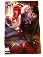 SIGNED ARIEL DIAZ AMAZING SPIDERMAN #23 MARVEL COMICS GROUP CE COA MJ DD150
