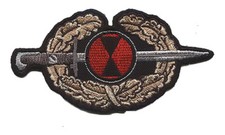 7th Infantry Division "Military Order of the Bayonet" Wax backed Patch BAYONET!