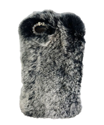 So Furry Faux Fur Case for iPhone 6/6s, Black