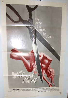 Sweet Kill Original 1sh Movie Poster 1972 Wild scissors & sexy