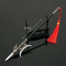 1/12 Chinese Ancient Sky Piercer Spear Halberd Weapon Fr LV BU 6'' Action Figure
