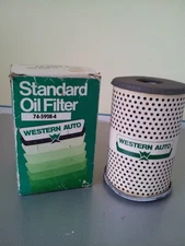 Vintage Western Auto OIL FILTER 74-5908-4