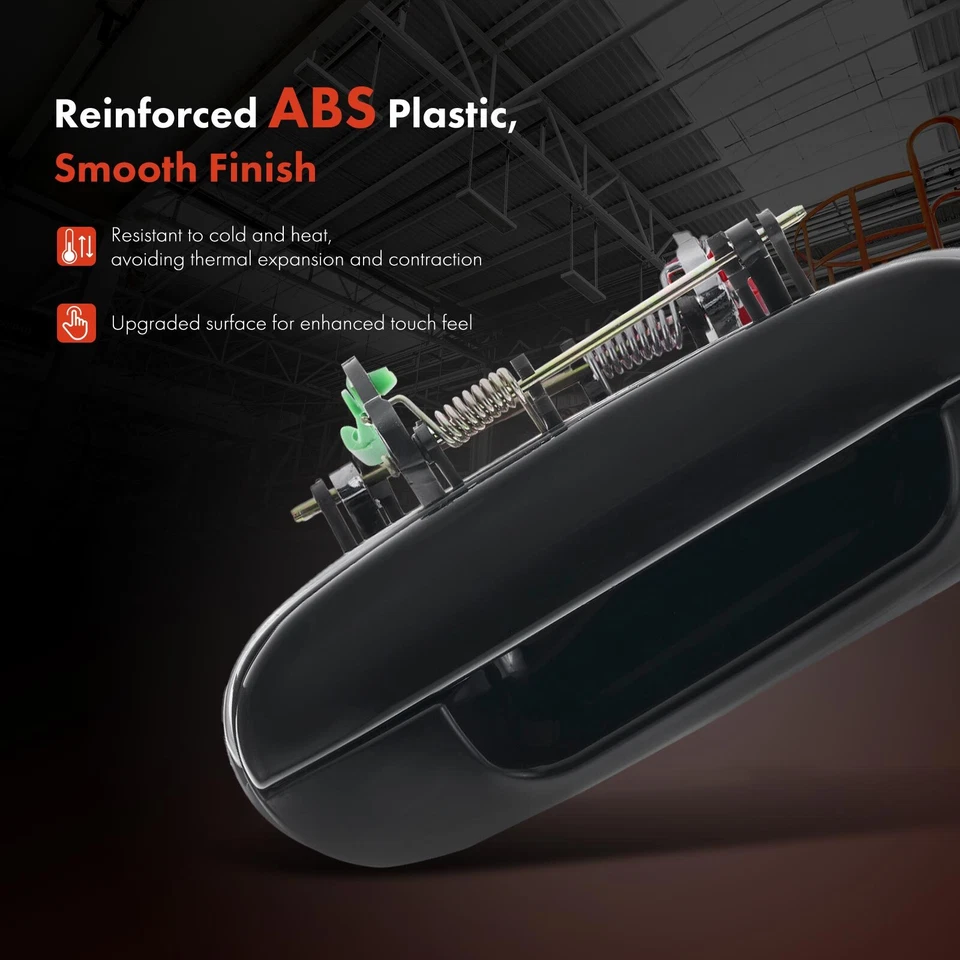 Manija de puerta exterior negra para pasajero trasero para Chevy Trailblazer EXT GMC Envoy XL Foto 3 de 4