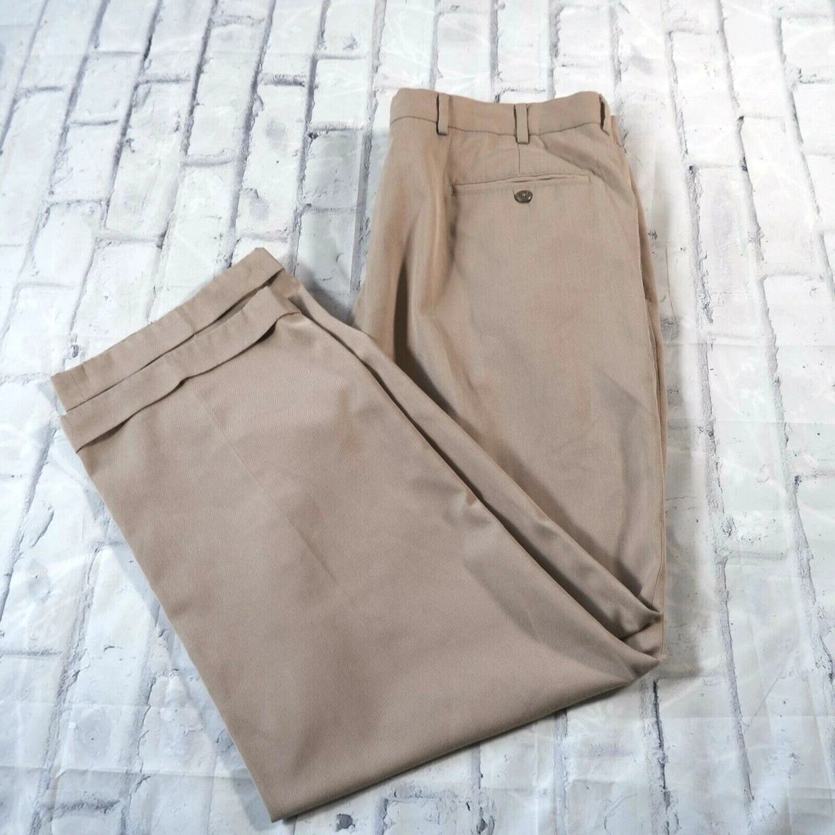 Stafford pleated dress best sale pants