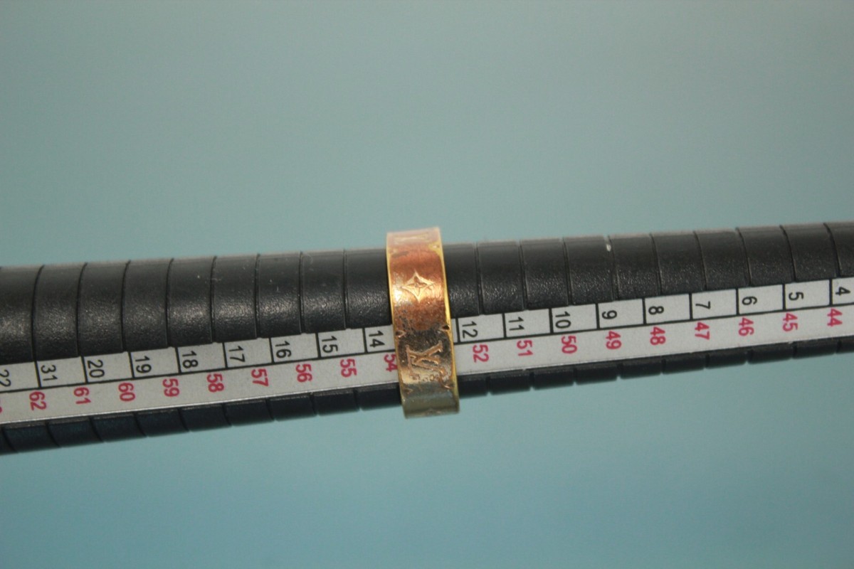 LOUIS VUITTON Nanogram Rose Gold Ring M00214 Accessories US LOUIS VUITTON Nanogram Rose Gold Ring M00214 Accessories US