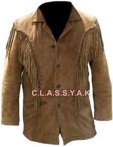 western fringe leather jacket