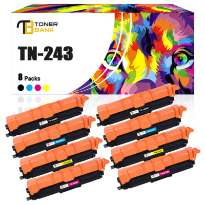 Lazer Toner TN-243CMYK Compatible with Brother MFC-L3750CDW L3710CW DCP-L3550CDW