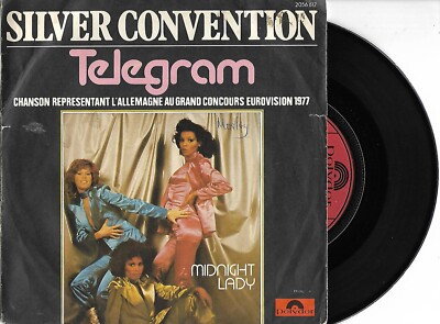 Silver Convention/Telegram/ Midnight Lady, 45 VG 1977 Polydor