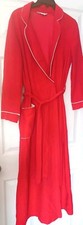 Vintage Kayser Long Robe 1960s Size Medium Dacron Polyester Front Pocket Belted