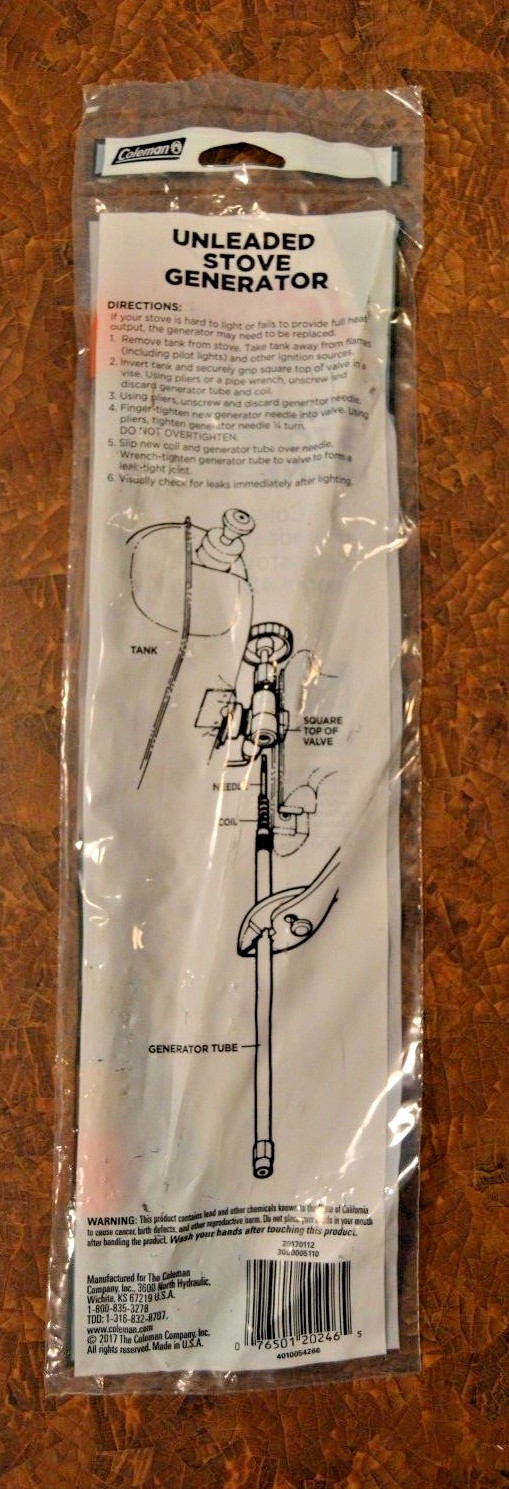 NEW COLEMAN Camp Stove Generator 4245621 fits 424 Stoves LK AND