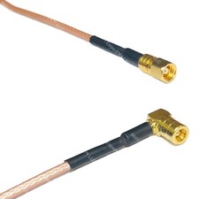 RG316 SMC FEMALE to SMB FEMALE ANGLE RF Cable Rapid-SHIP LOT