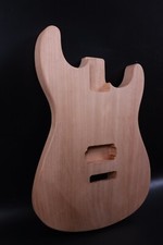 Unfinished Electric Guitar Body Mahogany Wood DIY electric Guitar ST Style