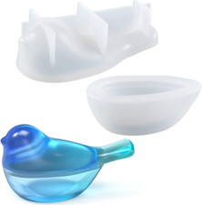 Shape Box with Lid Epoxy Mold DIY Resin Casting Small Trinket Box Silicone Mold,