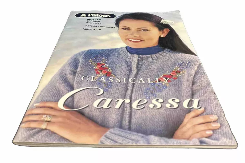 PATONS LADIES CARESSA KNITTING PATTERN BOOK NO.2126 SIZES 6-24 - Image 3 of 4