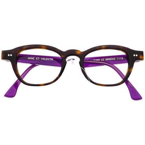 Anne Et Valentin Eyeglasses Minidoo 1119 Havana/Purple Frame France 44[]20 135 - Picture 6 of 6