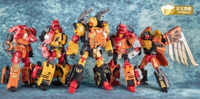 JINBAO 5in1 Predaking & Bruticus Action Figure Oversized Upgrade