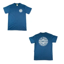 Sex Wax Mr Zogs Surf Shirt Short Sleeve Pinstripe Cobalt Blue