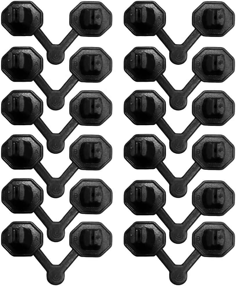 Kraken Bond FastCoat Insulation Nozzle, Horizontal & Vertical Use 12 Pack -Black